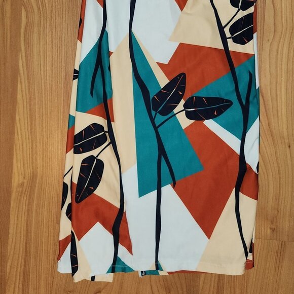 DeMillus Wide Leg Abstract Print Dress Pants || Med || EUC - Picture 12 of 15